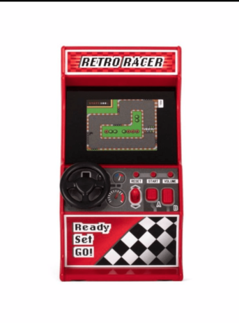 Retro Racing Mini Arcade Machine. Divertida maquina con juegos de carreras de coches. Maquinas Arcade.