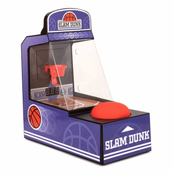 Retro Basket Ball Mini Arcade Machine. Divertida maquina Arcade para jugar a baloncesto. Reta tus amigos a conseguir la mayor puntuación. 